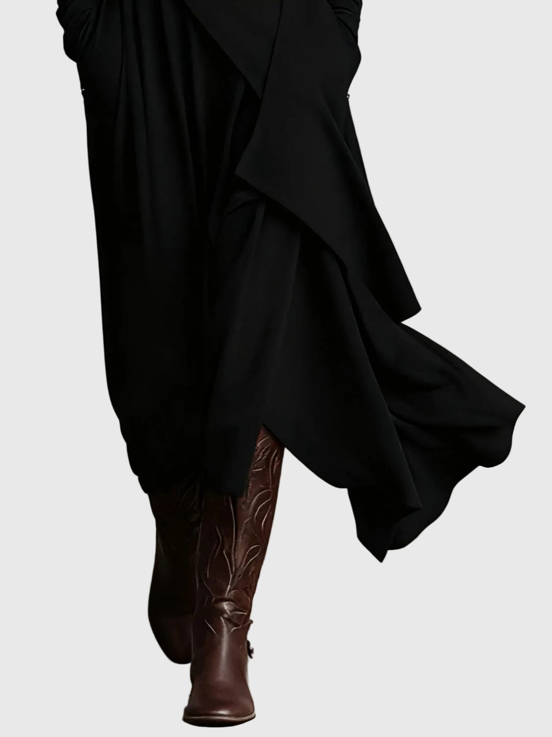 Violett | Maxi Plisseekleid