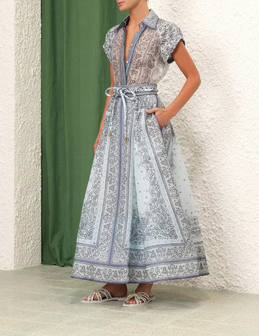 Adele - Zweiteiliges Set im Boho-Druck