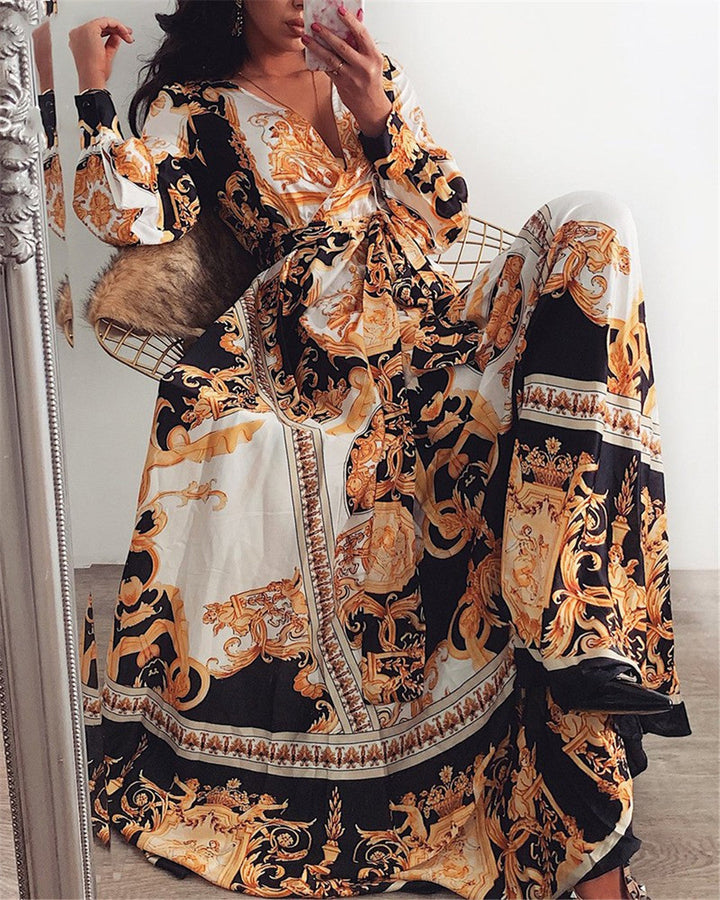 Faye - Boho-Print Kleid
