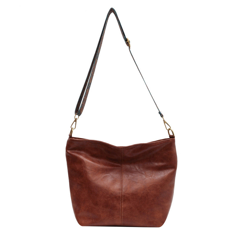 Marian™ | Vintage-Lederhandtasche mit Schultergurt