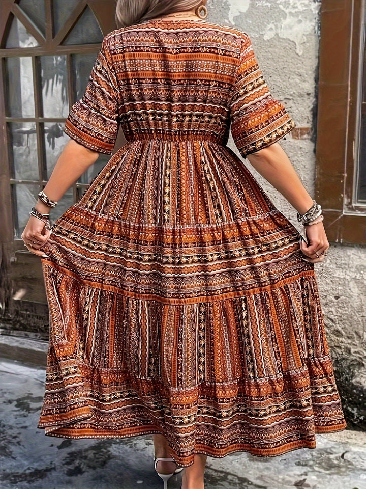 Joraine - Elegantes Ethno-Maxikleid