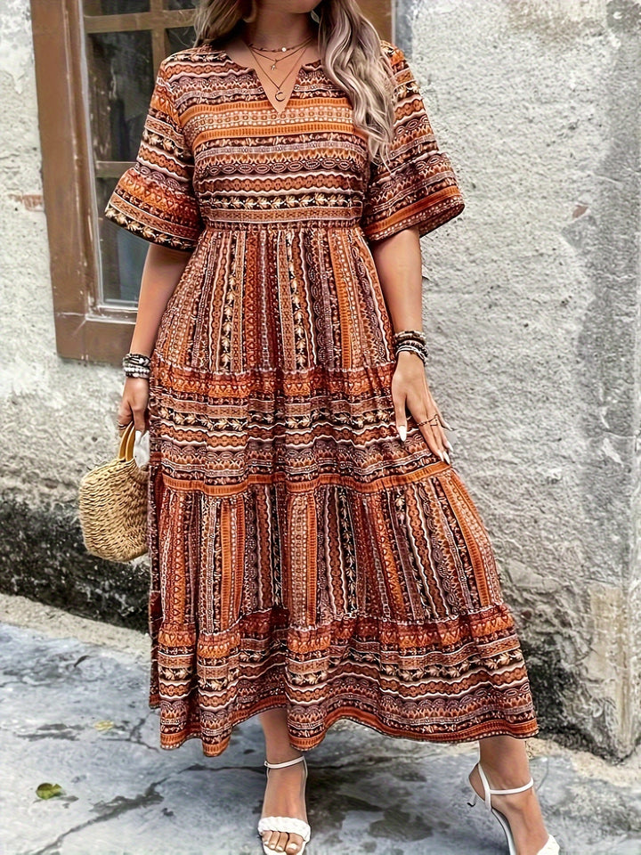 Joraine - Elegantes Ethno-Maxikleid
