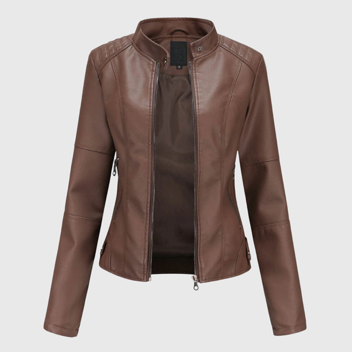 Giorgina™ - Stilvolle Lederjacke für Damen