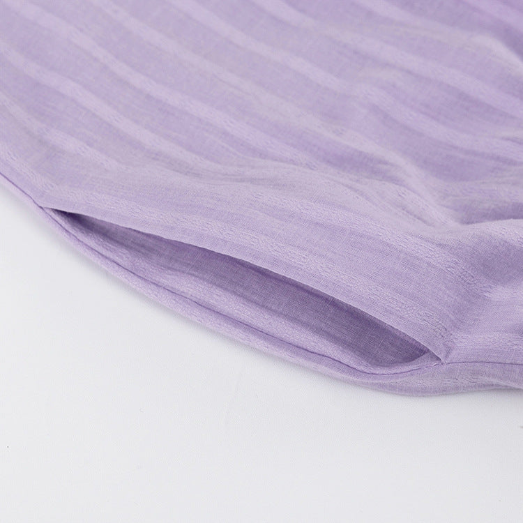 Viola - Ensemble mit Knopfleiste und Leichten Shorts