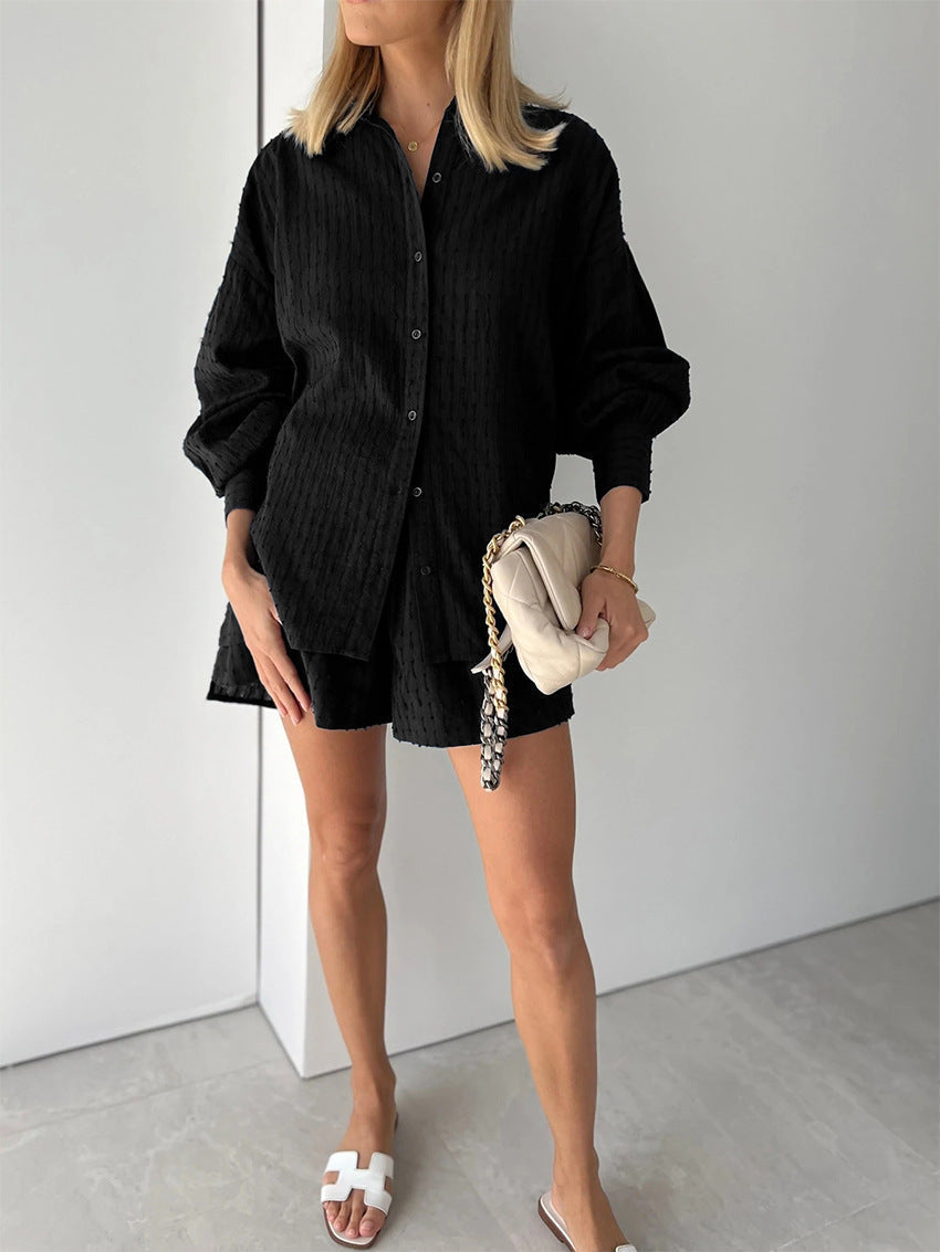 Elizabeth - Leichtes Set aus Hemd und Shorts
