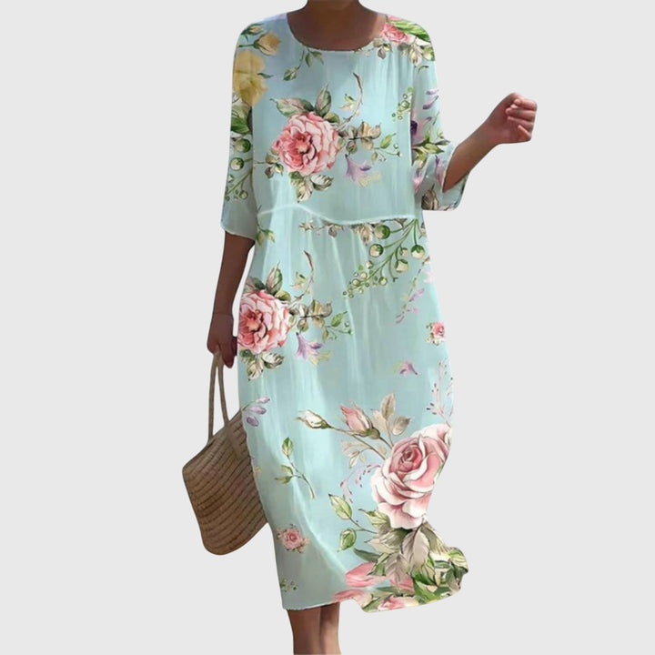 Hayley™ | Elegantes Maxikleid im floralen Design
