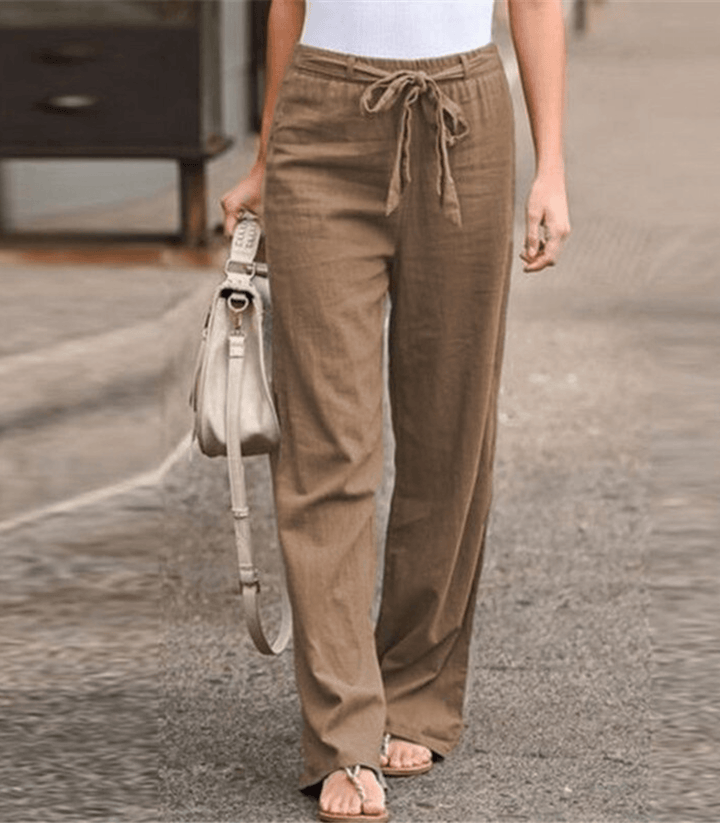 Joleen - Damen Jogginghose mit Kordelzug und elastischem Bund