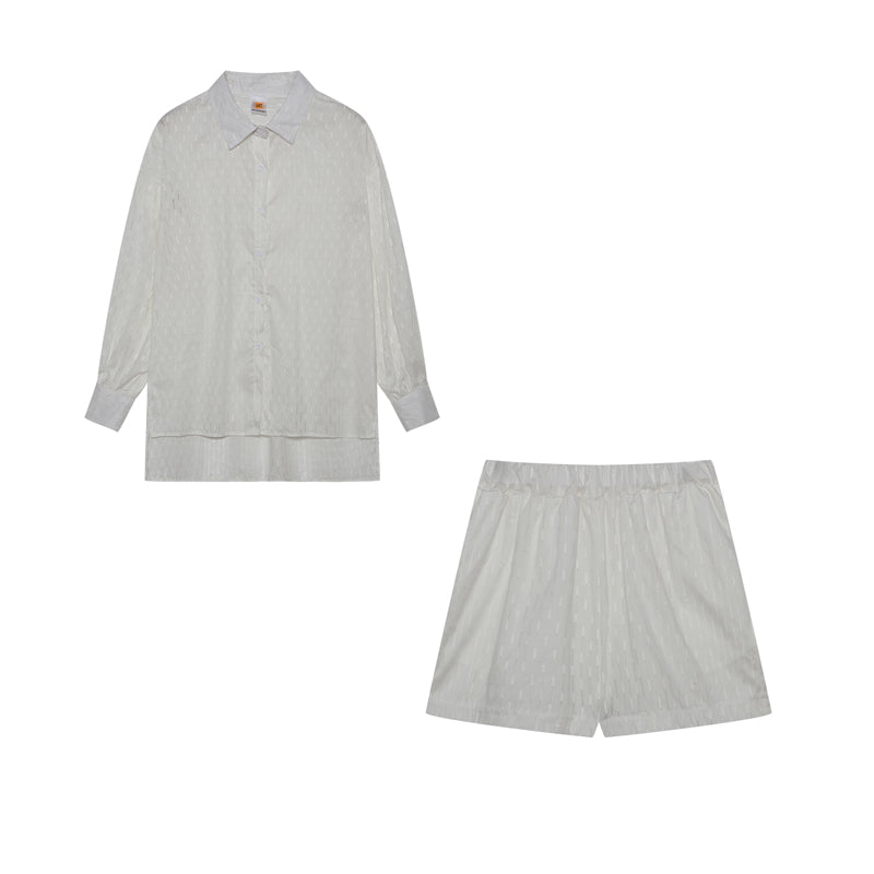 Elizabeth - Leichtes Set aus Hemd und Shorts