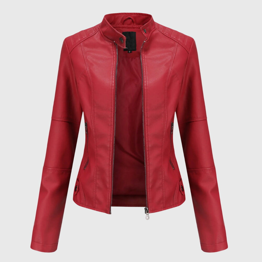 Giorgina™ - Stilvolle Lederjacke für Damen