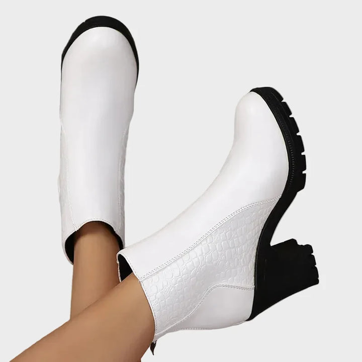 Katarzyna™ Schuhe mit dicker Absatz aus echtem Leder und Fußgewölbeunterstützung 💫