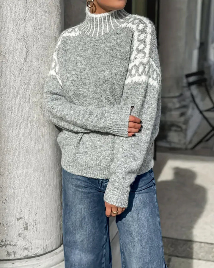 Ludovica | Merinowollpullover mit nordischem Muster