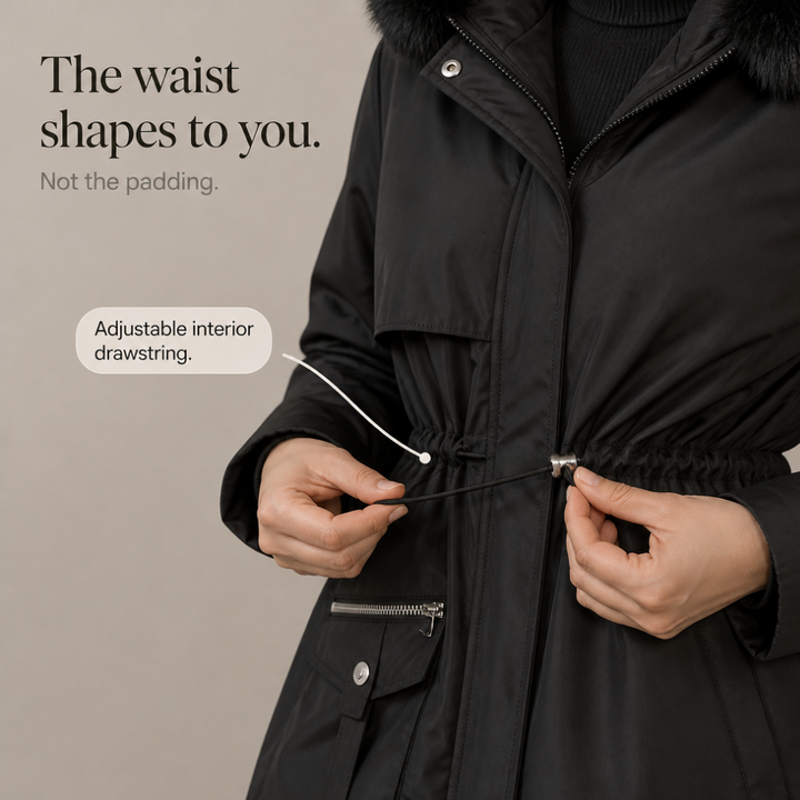 Charlotte | Gefütterte Winterjacke mit Kapuze
