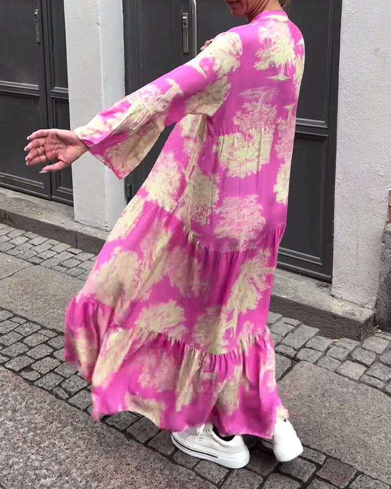Ophelia - Elegantes Maxikleid mit fließendem Schnitt