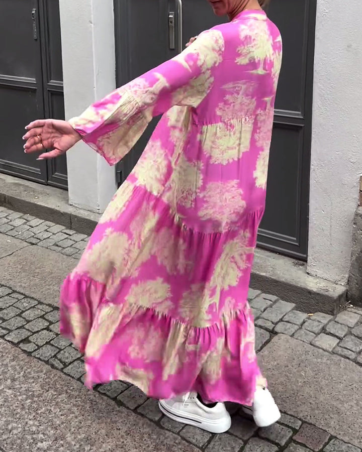Ophelia - Elegantes Maxikleid mit fließendem Schnitt
