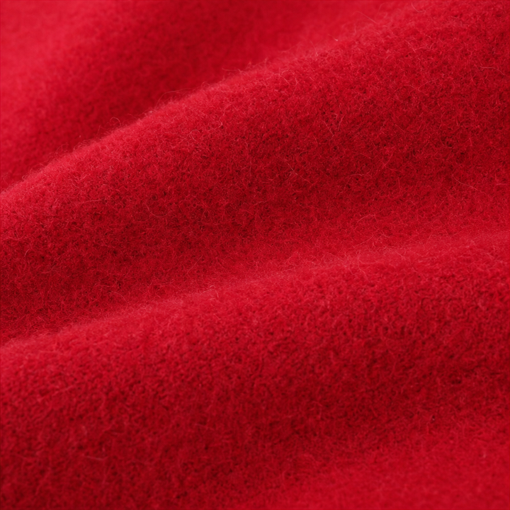 Tanja | Strick-Poncho mit Fransensaum