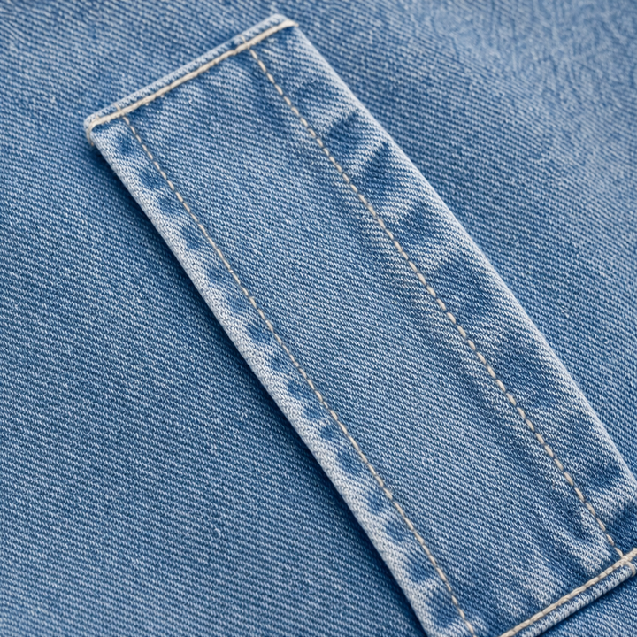 Nina | Lässige Jeansweste mit Kapuze