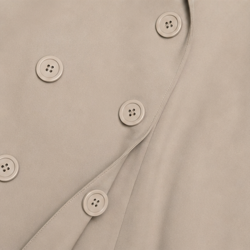 Gisela | Klassischer Trenchcoat mit Bindegürtel