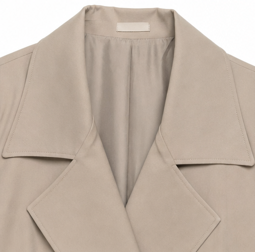 Gisela | Klassischer Trenchcoat mit Bindegürtel