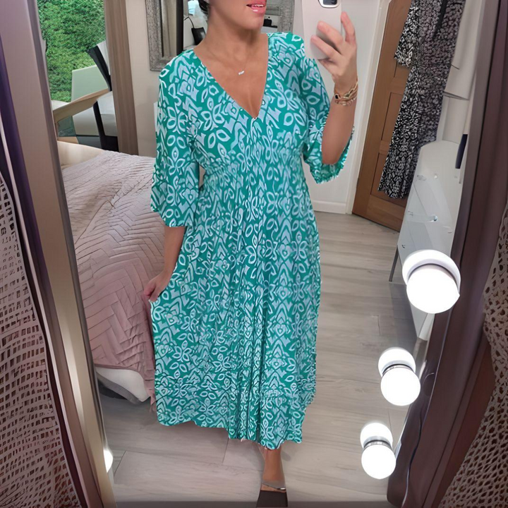 Lillia - Boho-Kleid mit Print