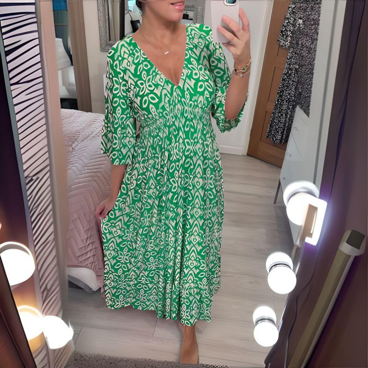 Lillia - Boho-Kleid mit Print