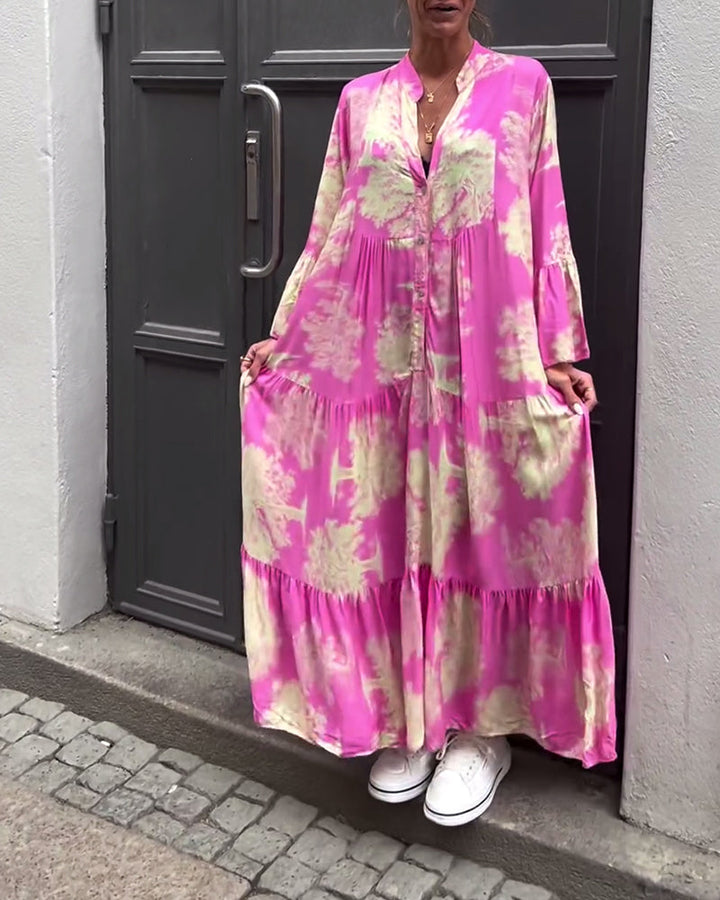 Ophelia - Elegantes Maxikleid mit fließendem Schnitt