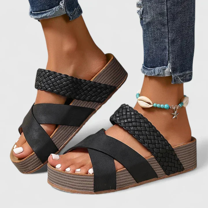 Lucia - Stilvolle Orthopädische Sandalen