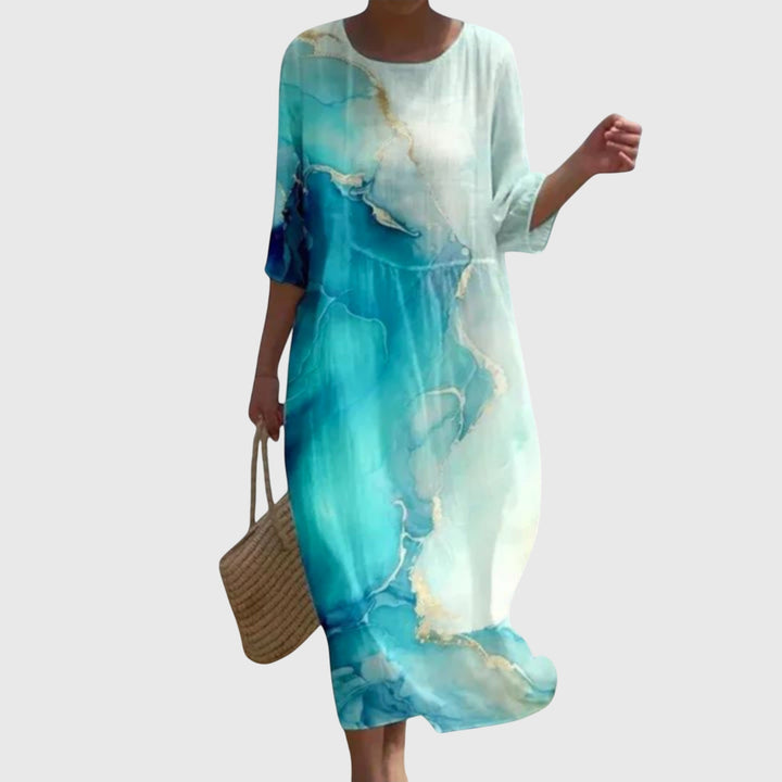 Hayley™ | Elegantes Maxikleid im floralen Design
