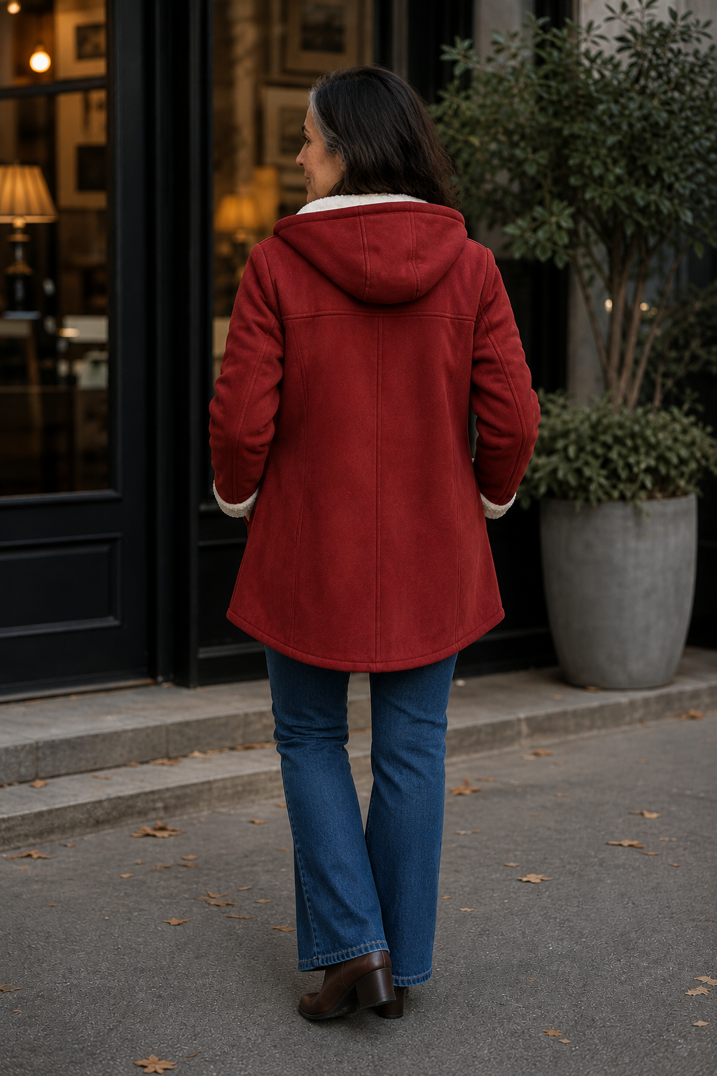 Miriam | Dufflecoat mit Teddyfutter und Knebelverschlüssen