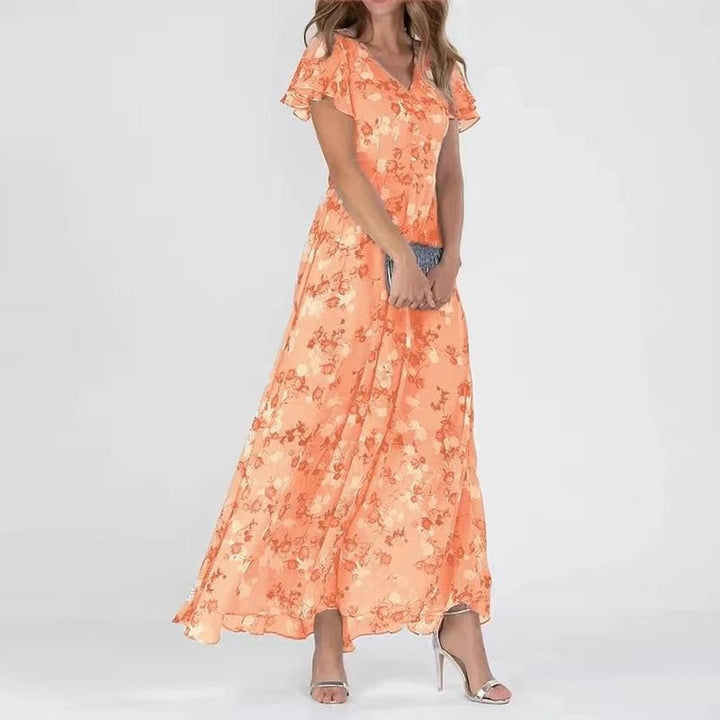 ZURI | Elegantes, Fließendes Kleid mit Figurformendem Effekt