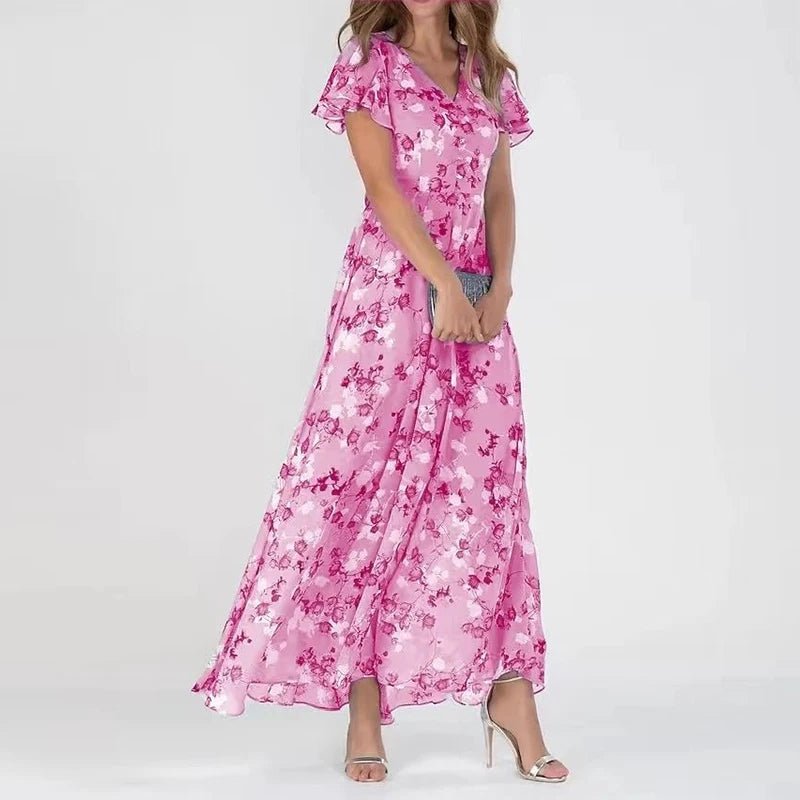 ZURI | Elegantes, Fließendes Kleid mit Figurformendem Effekt
