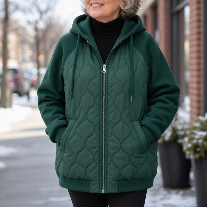 Mia | Gesteppte Kapuzenjacke