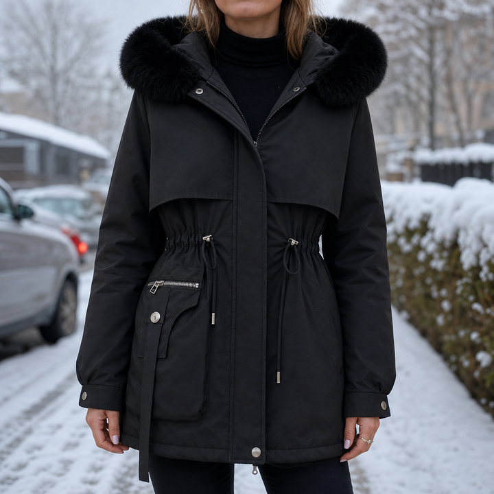 Charlotte | Gefütterte Winterjacke mit Kapuze