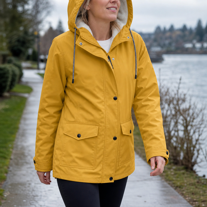 Leonie | Wasserdichte Kapuzenjacke