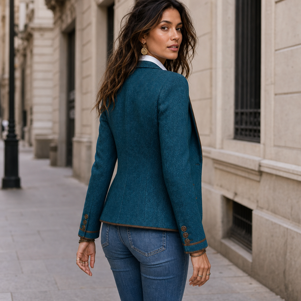 Alina | Taillierter Blazer mit edler Struktur