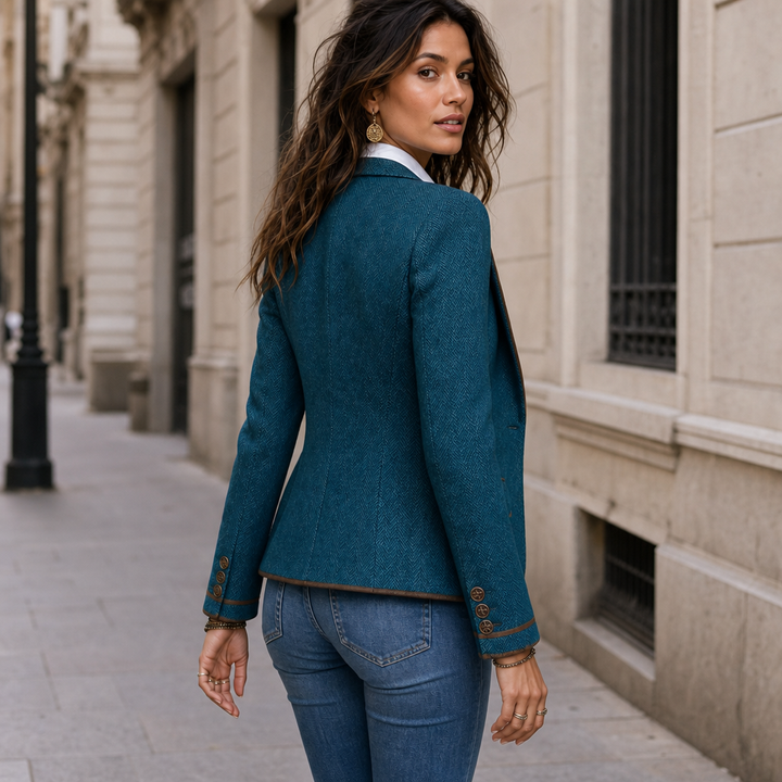 Alina | Taillierter Blazer mit edler Struktur