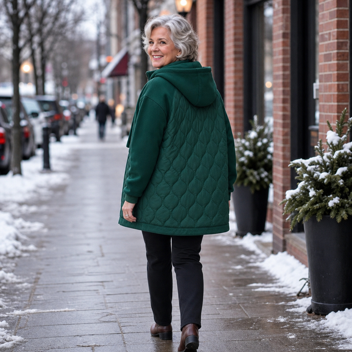 Mia | Gesteppte Kapuzenjacke