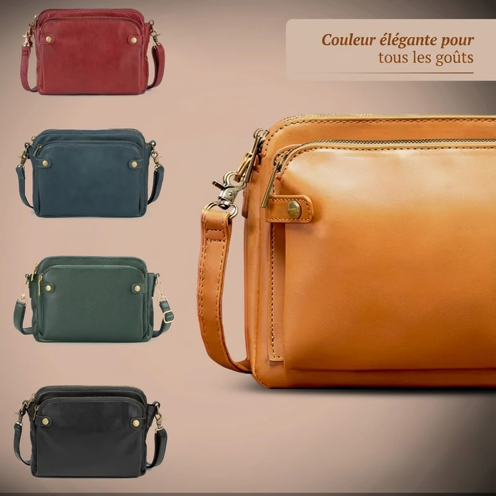 Kimberly™ | Klassische Lederhandtasche