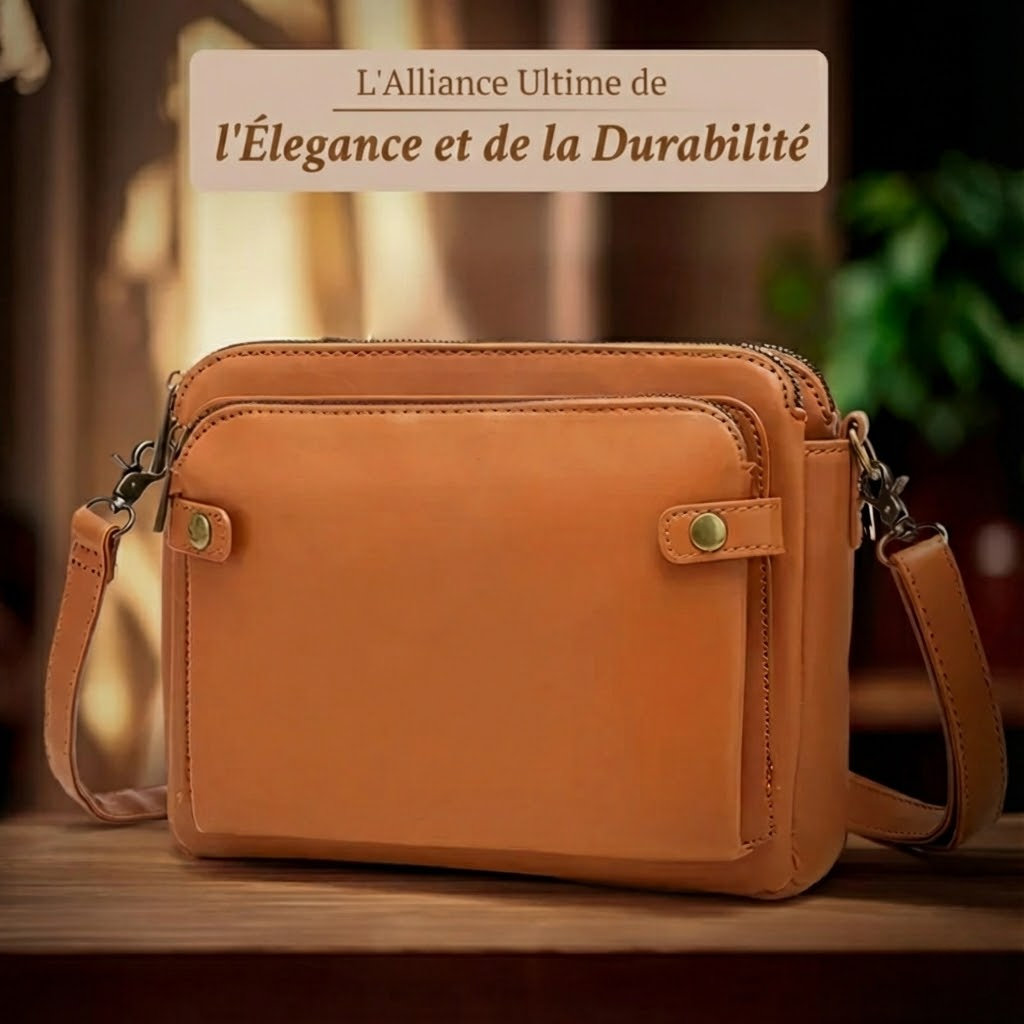Kimberly™ | Klassische Lederhandtasche