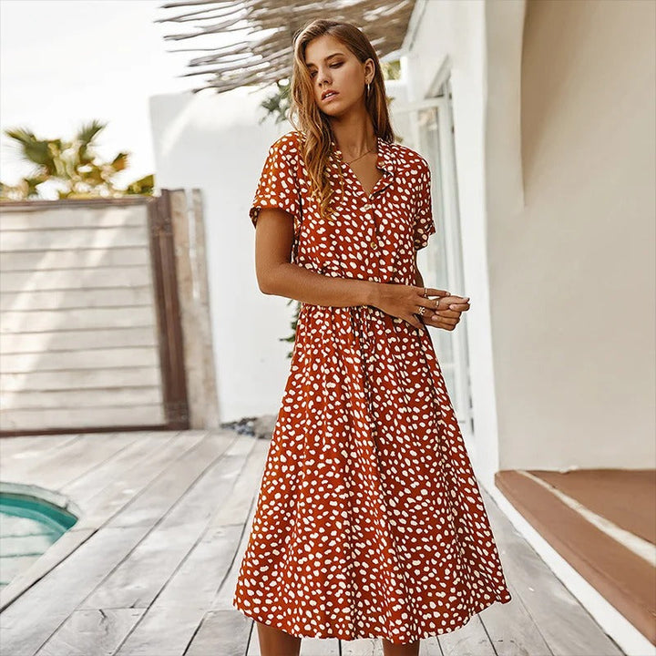 Faelina - Gedrucktes Sommerkleid