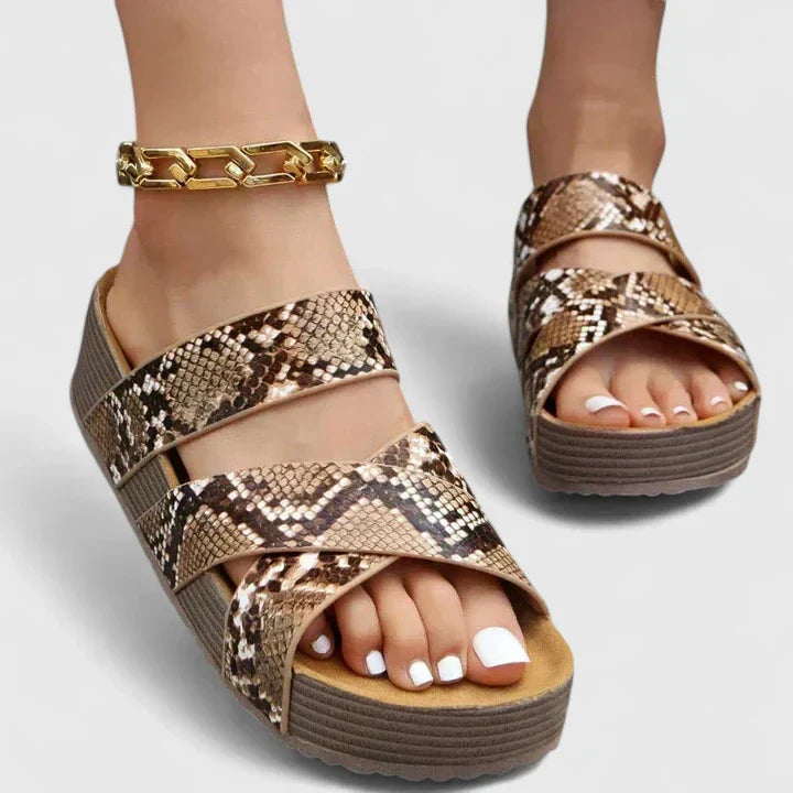 Lucia - Stilvolle Orthopädische Sandalen