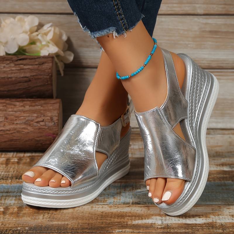 Baylie - Elegante Metall-Sandalen