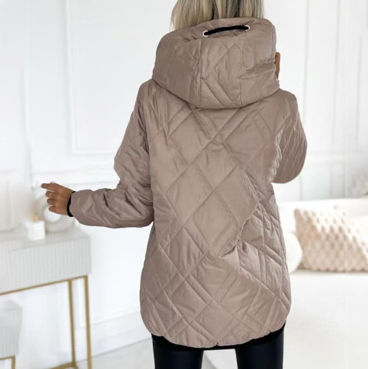 Valentina | Steppjacke mit Kapuze und Kordelzug