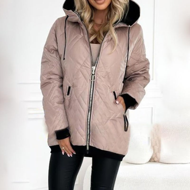 Valentina | Steppjacke mit Kapuze und Kordelzug