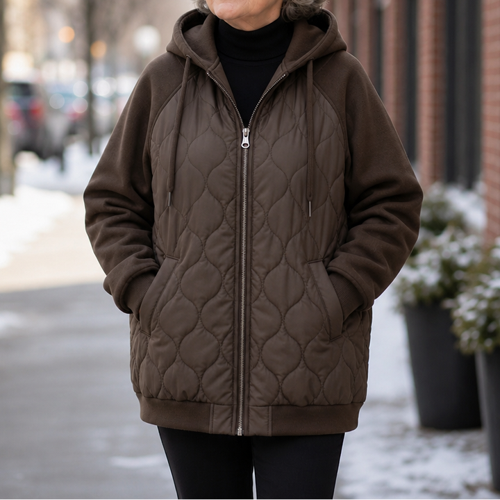 Mia | Gesteppte Kapuzenjacke