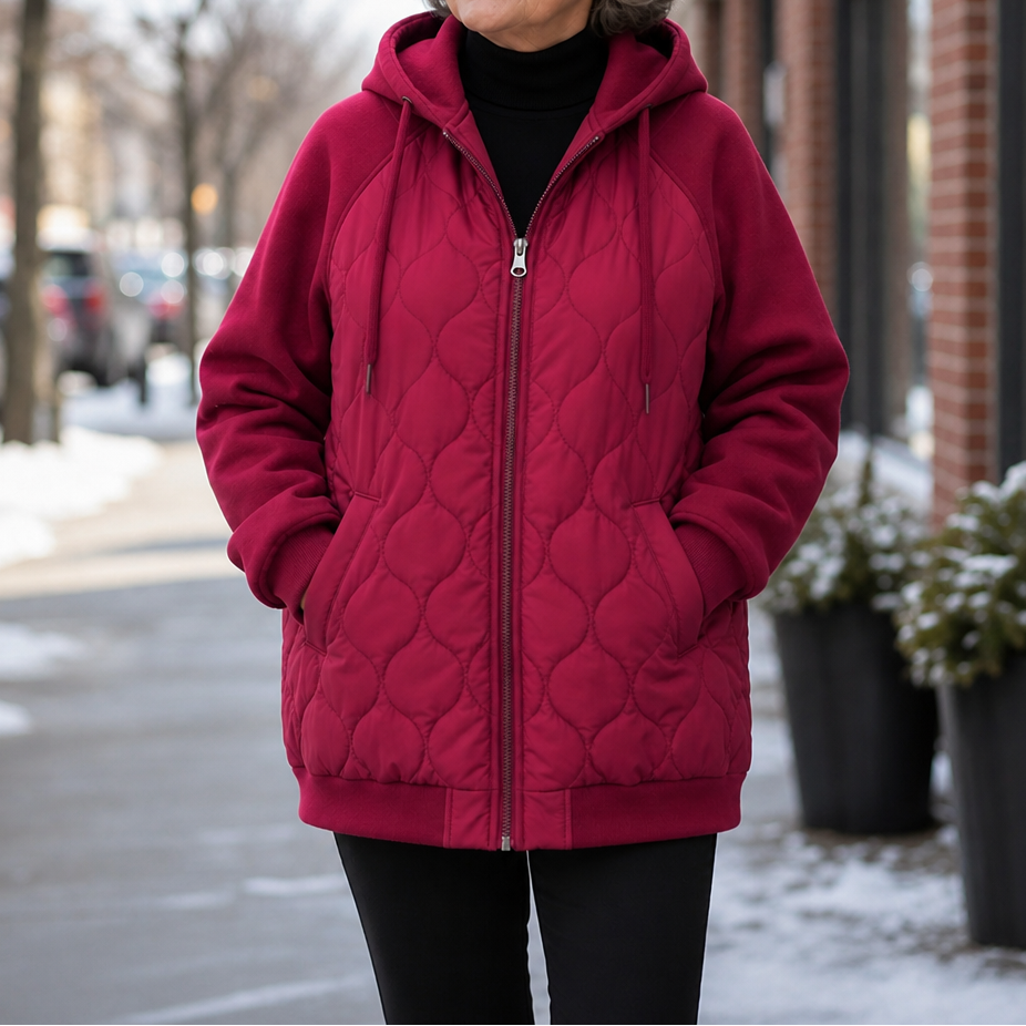 Mia | Gesteppte Kapuzenjacke