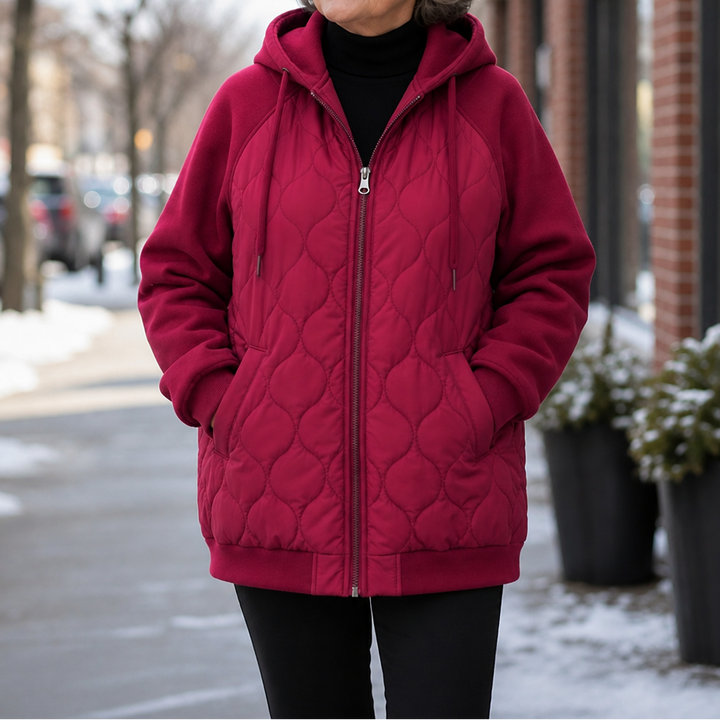 Mia | Gesteppte Kapuzenjacke