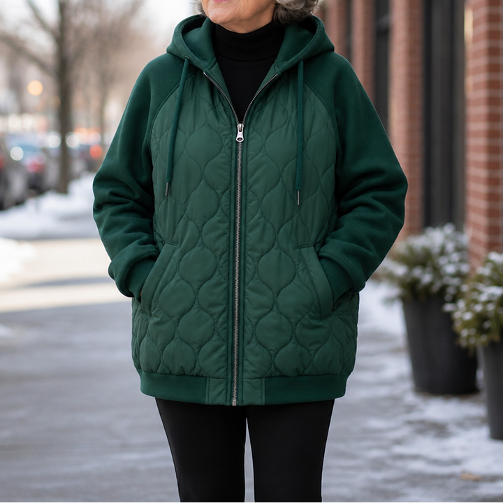 Mia | Gesteppte Kapuzenjacke