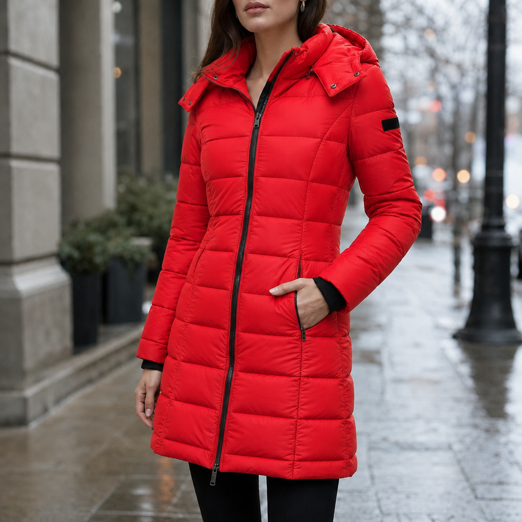 Emilia | Gesteppter Wintermantel mit Kapuze
