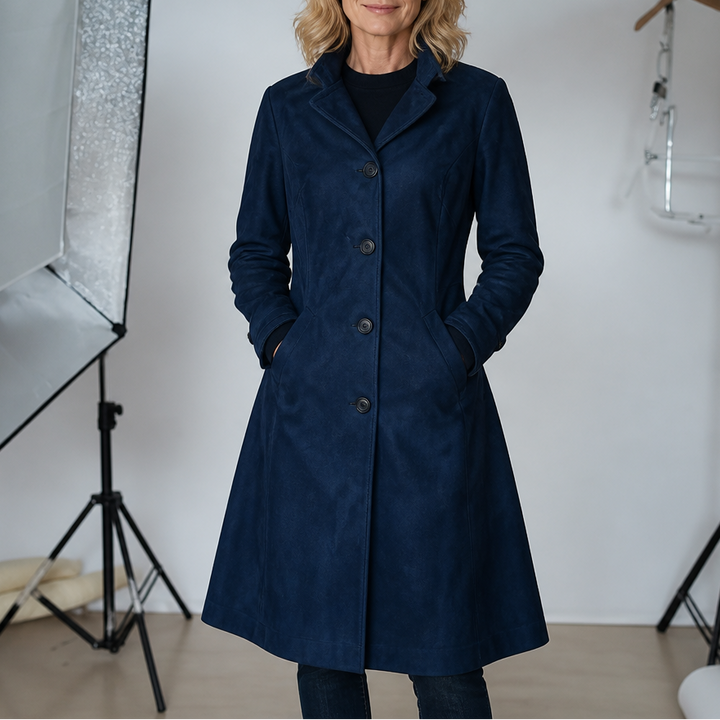 Katharina | Eleganter Mantel mit tailliertem Schnitt