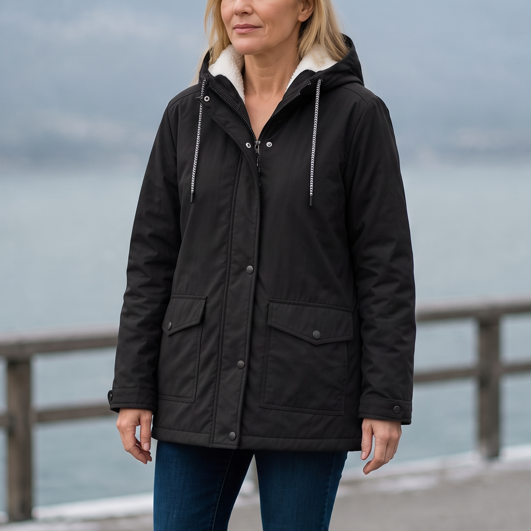 Lena | Gefütterte Kapuzenjacke